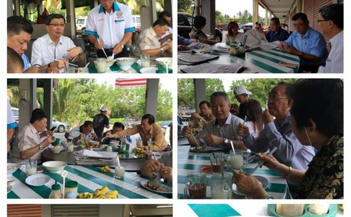 在美里与林氏宗亲们共享早餐