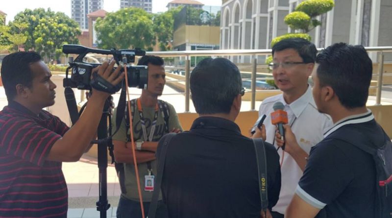 马来西亚林氏总亲嘉年华在马六甲由州元首开幕圆满成功。电视台采访。